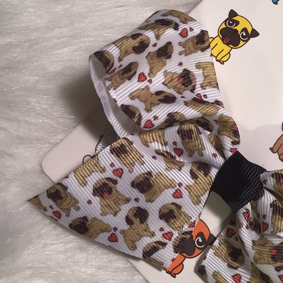 Pug - hair bow - super cute - Picture 3 of 3